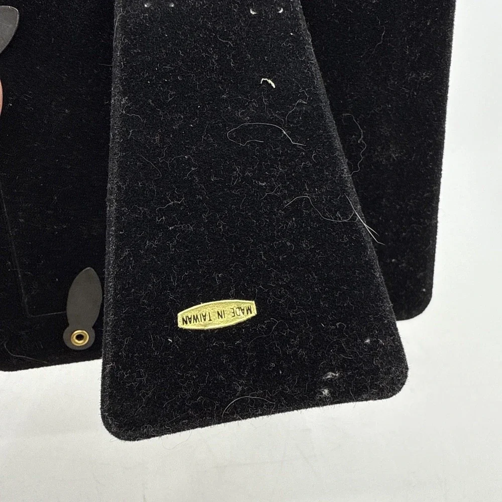 Vtg Cloisonne Iris Black‎ 3.5